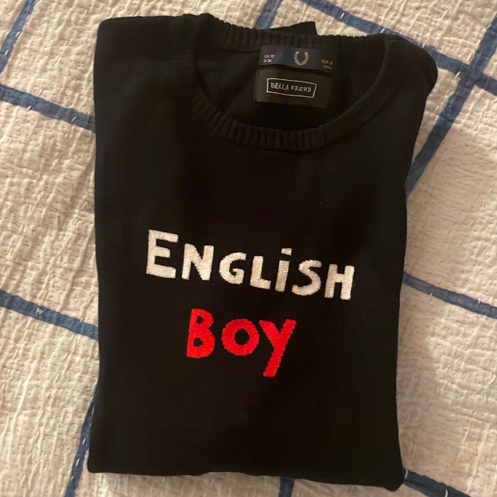 Bella Freud x Fred Perry “English Boy” sweater size M